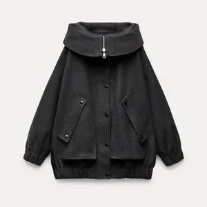 Zara | Jackets & Coats | Nwt Zara Tied Oversized Parka Zw